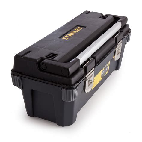 stanley 26 galvanized metal tool box|stanley 26 inch toolbox.